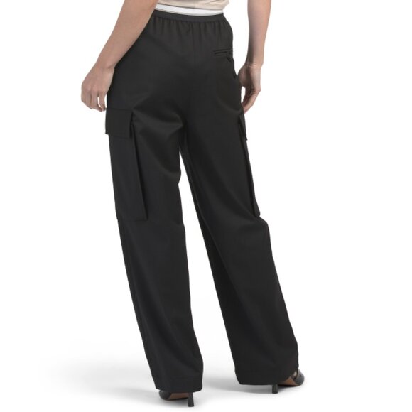 SANDRO NOIR Wide Leg Trousers - Picture 2 of 2